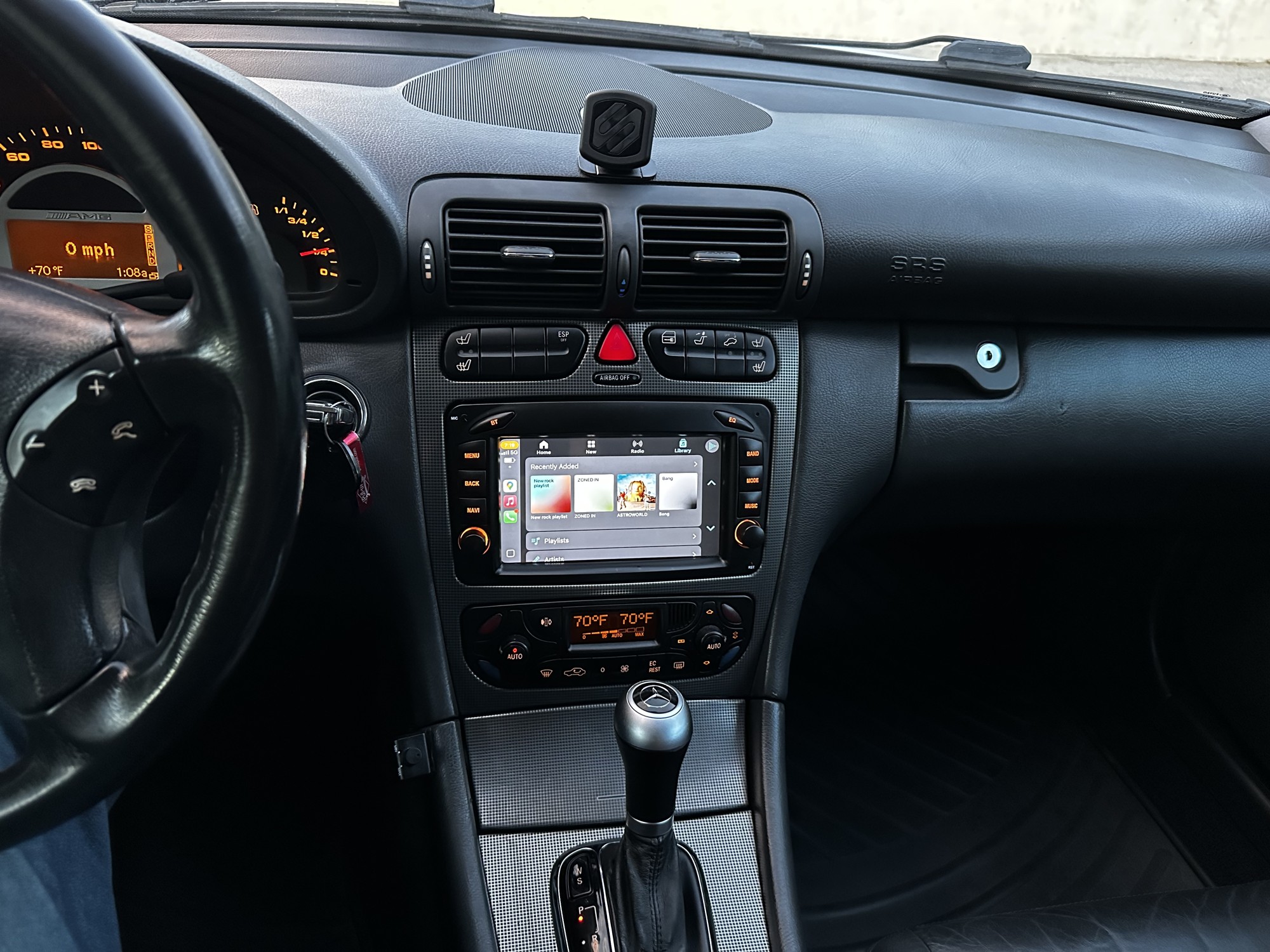 Completed C32 AMG radio installation